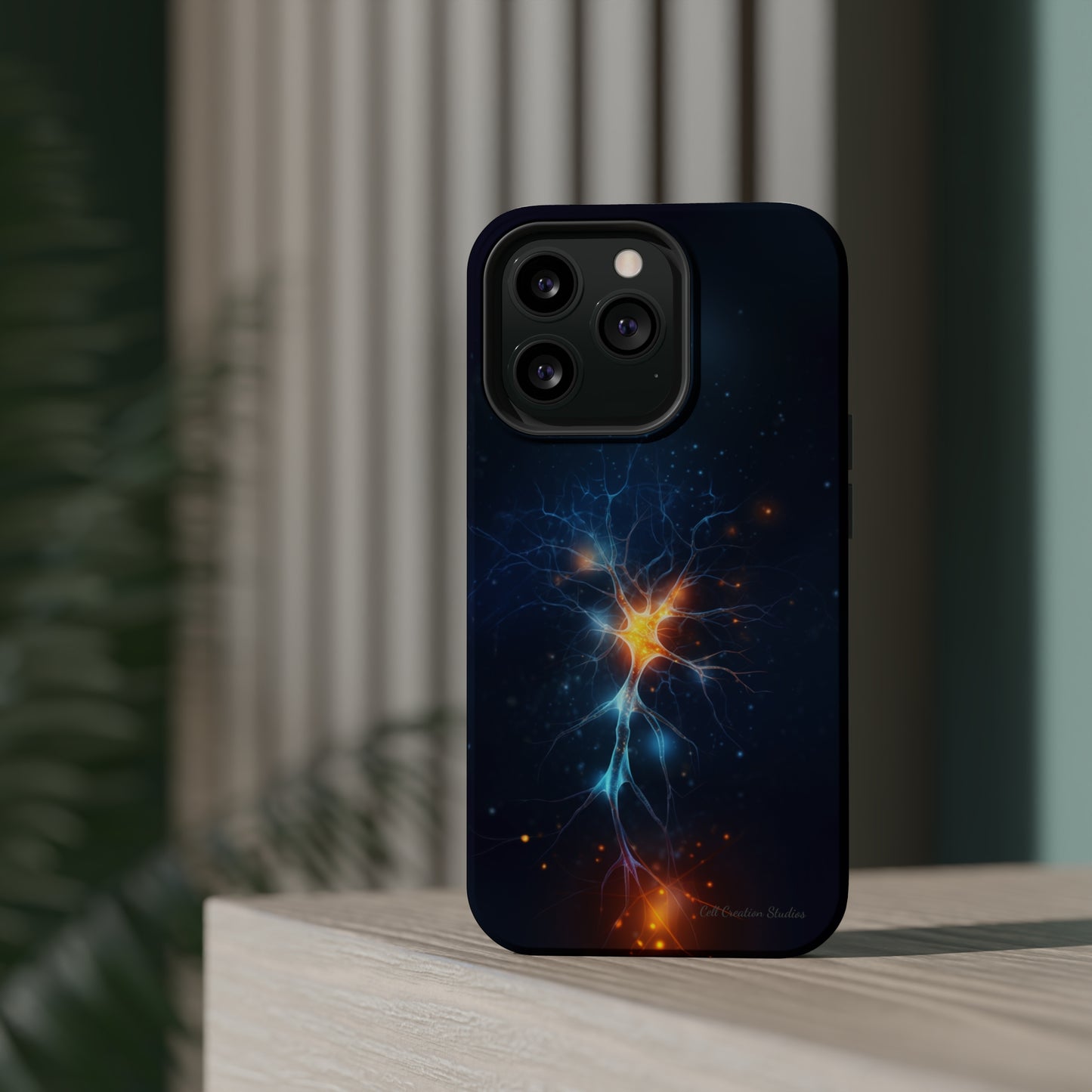 Introducing the "Luminous Neuron" Cell Phone Case – Illuminate Your Connection! -MagSafe Tough Cases