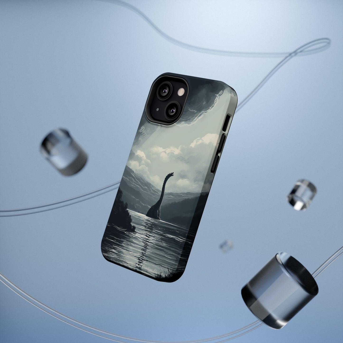 Introducing the "Mystical Loch Ness" Cell Phone Case – Capture the Legend -MagSafe Tough Cases