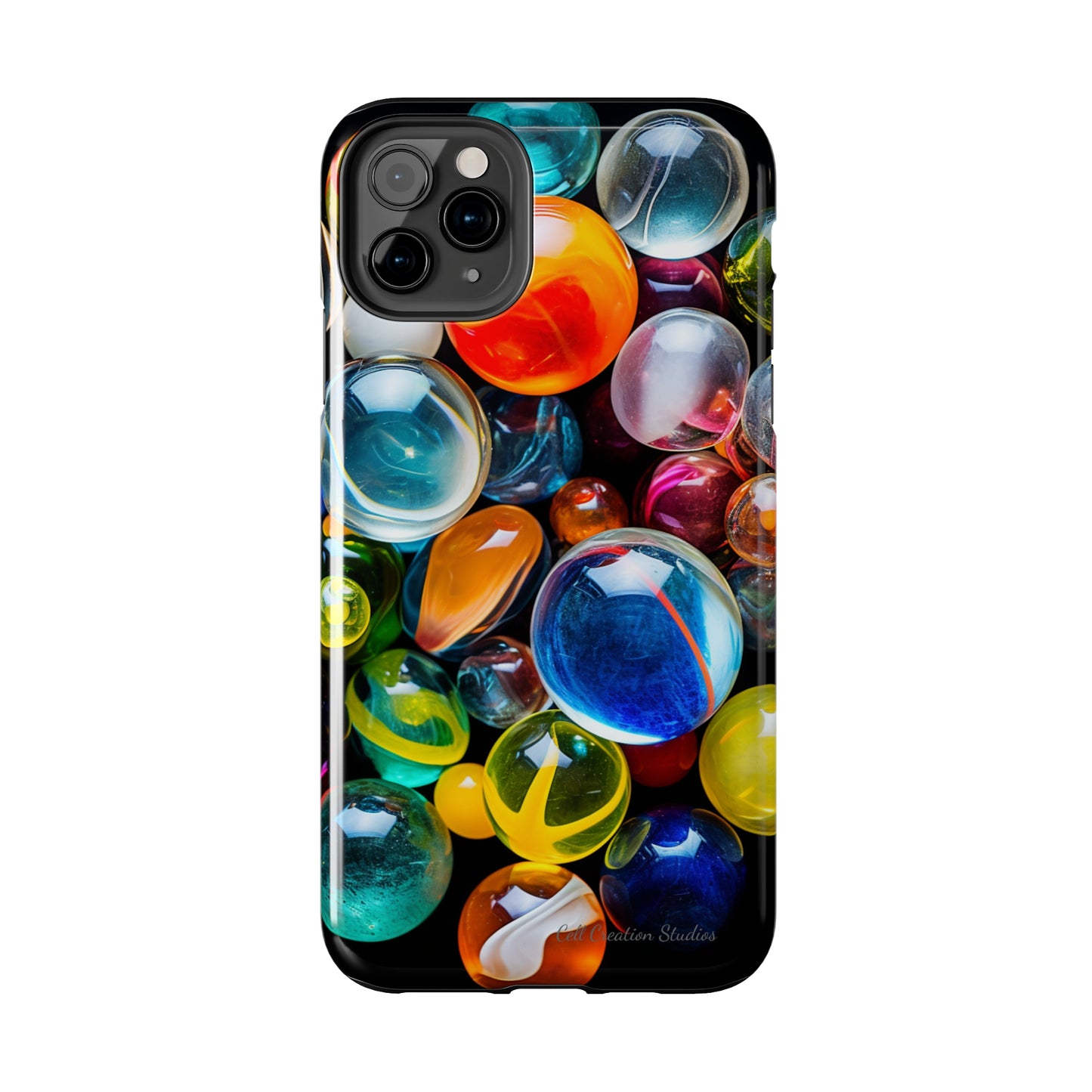 Introducing the "Vibrant Marbles Mosaic" Cell Phone Case – Carry a Kaleidoscope of Colors! -Tough Phone Cases