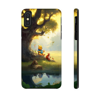 Introducing the "Winnie-The-Pooh Storytime" Cell Phone Case – A Nostalgic Journey with Friends -Tough Phone Cases