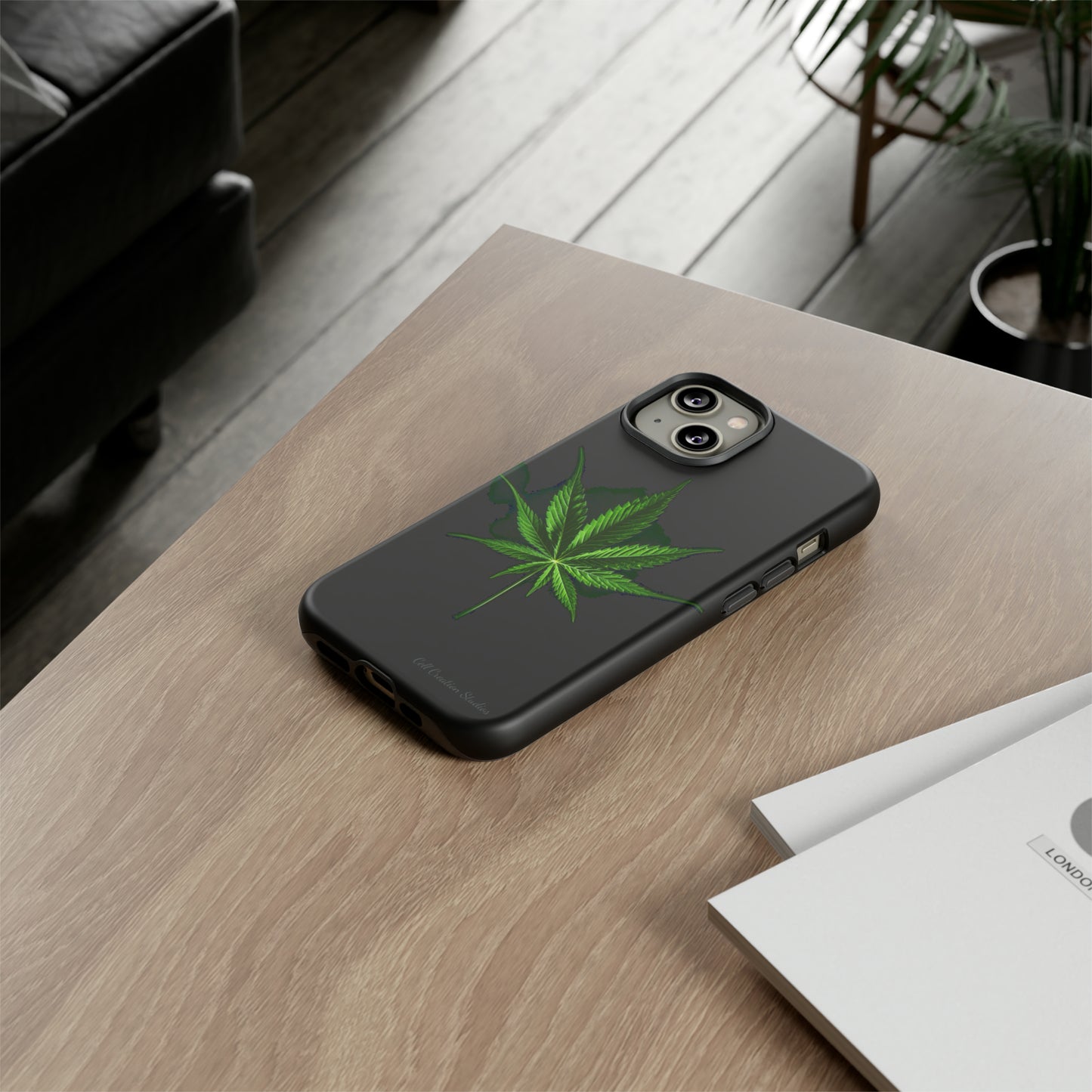 "Cannabis Chic" Marijuana Leaf Phone Case -Tough Cases