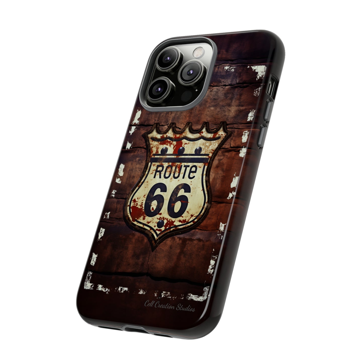 "Retro Route 66" Phone Case -Tough Cases