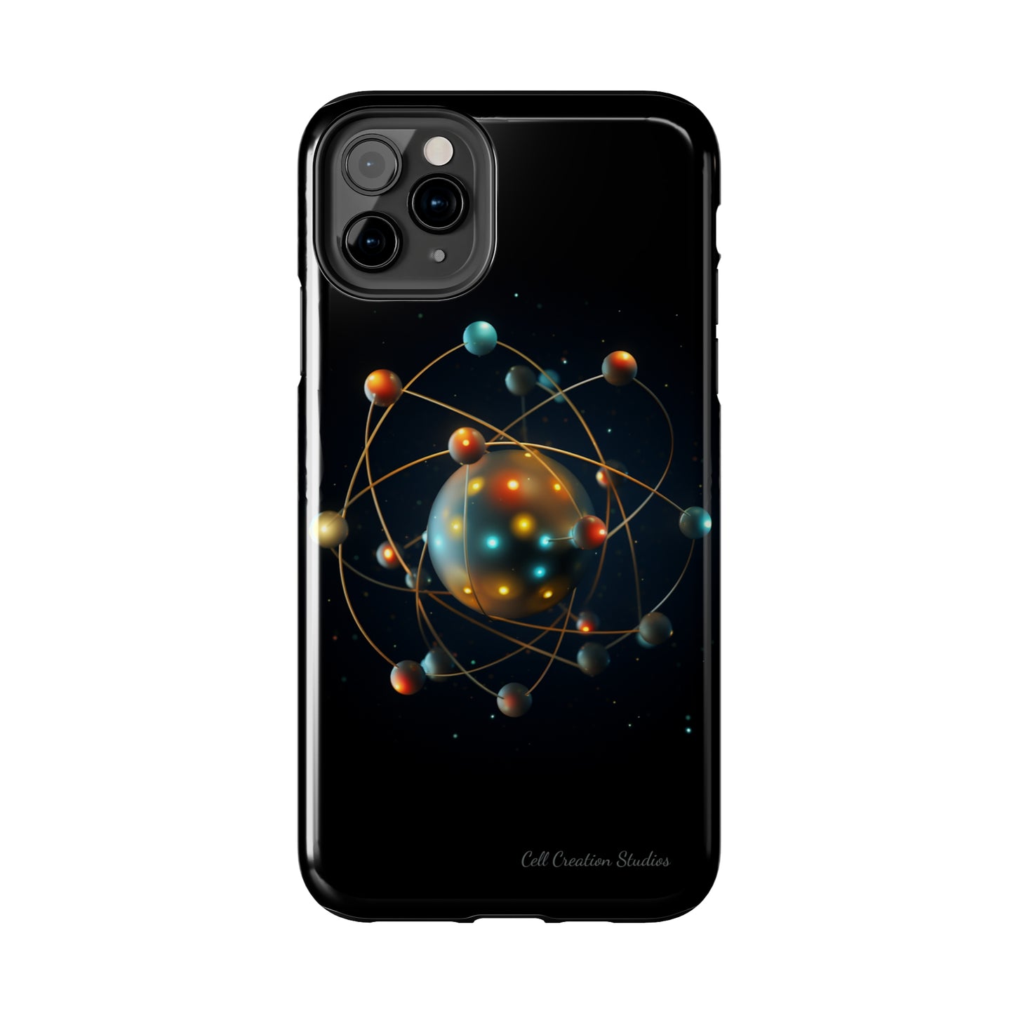 The "Atomic Elegance" Phone Case -Tough Phone Cases