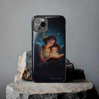 Introducing the "Bedtime Story Bliss" Cell Phone Case – Cherish Heartwarming Moments with Every Glance -Tough Phone Cases