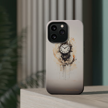 Introducing the "Elegant Clockwork" Cell Phone Case – Embrace Timekeeping with Style and Grace -MagSafe Tough Cases