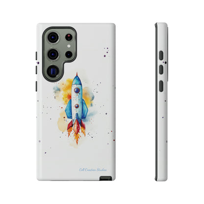 Introducing our "Cosmic Rocket" Cell Phone Case – Where Style Meets Adventure -Tough Cases