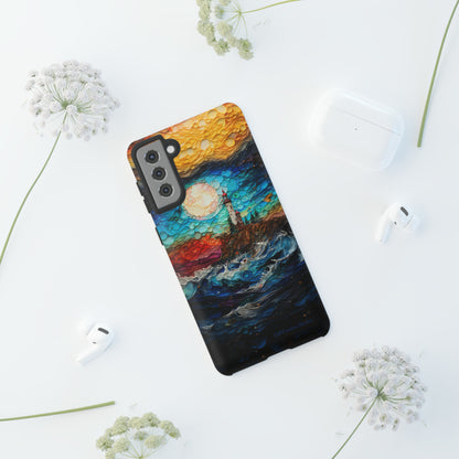 "Coastal Canvas Guardian" -Tough Samsung Phone Cases