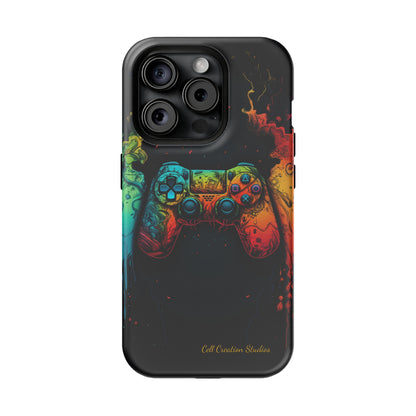 "ColorBlast Gaming" -MagSafe Tough iPhone Cases