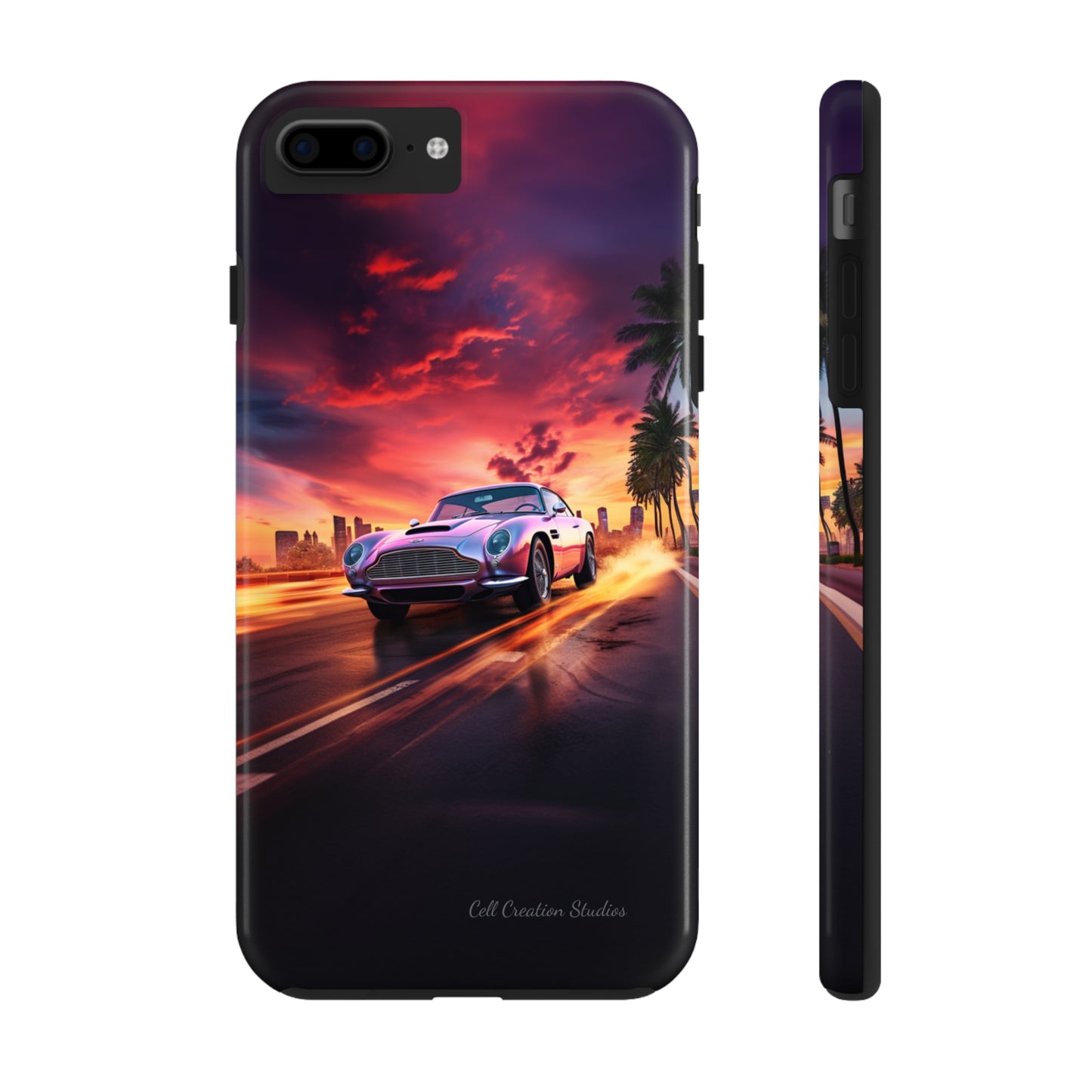 "Silver Aston Martin Racing" -Tough iPhone Cases