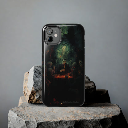 Introducing the "Ghoulish Gala" Cell Phone Case – Dracula's Halloween Soiree -Tough Phone Cases