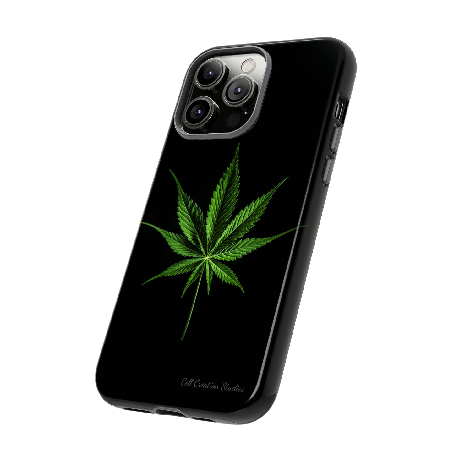 "Cannabis Chic" Marijuana Leaf Phone Case -Tough Cases