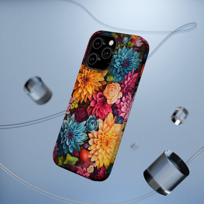 Introducing the "Floral Harmony" Cell Phone Case – Elevate Your Style with Nature's Grace -MagSafe Tough Cases