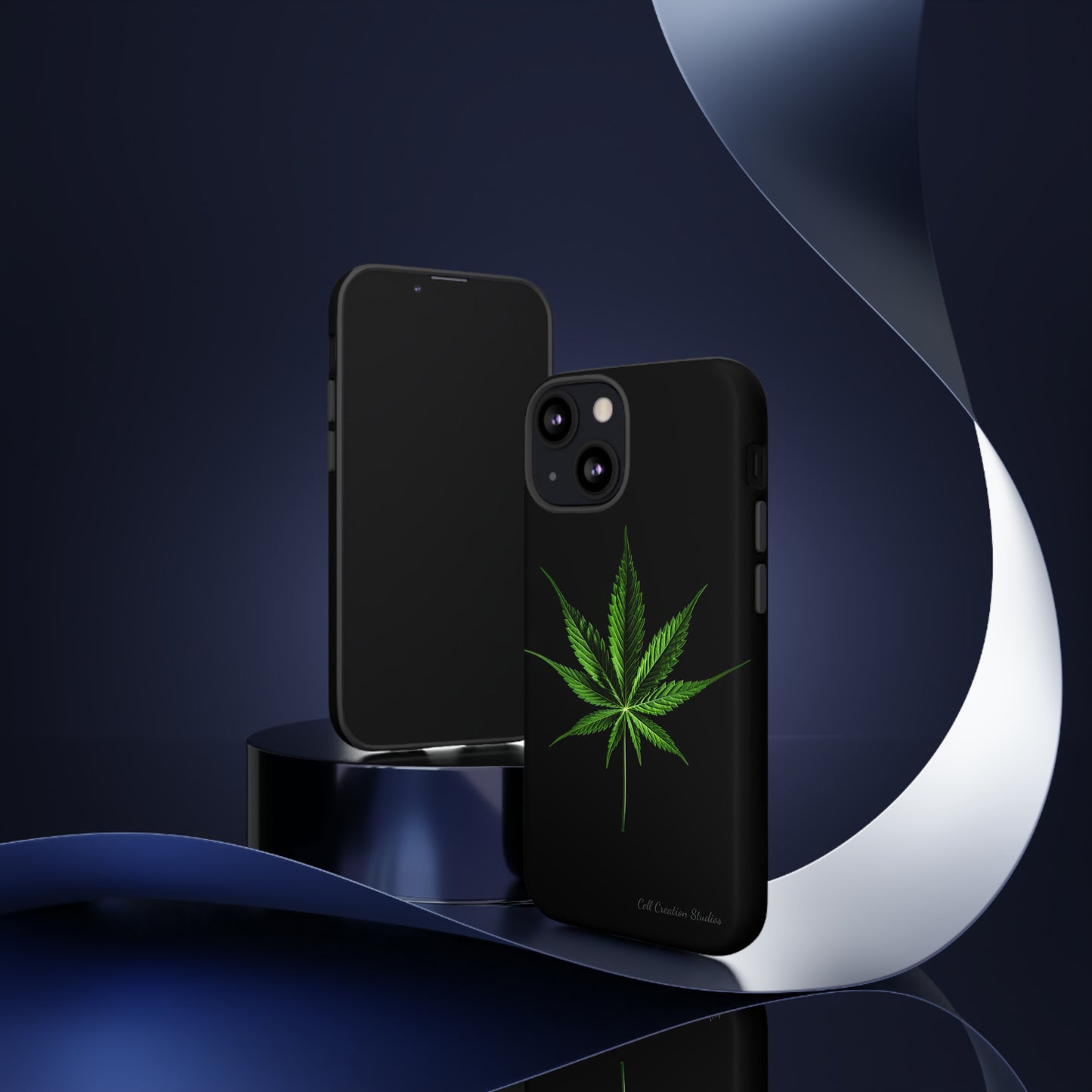 "Cannabis Chic" Marijuana Leaf Phone Case -Tough Cases