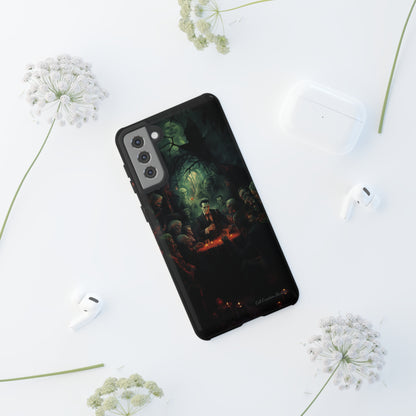 Introducing the "Ghoulish Gala" Cell Phone Case – Dracula's Halloween Soiree -Tough Cases