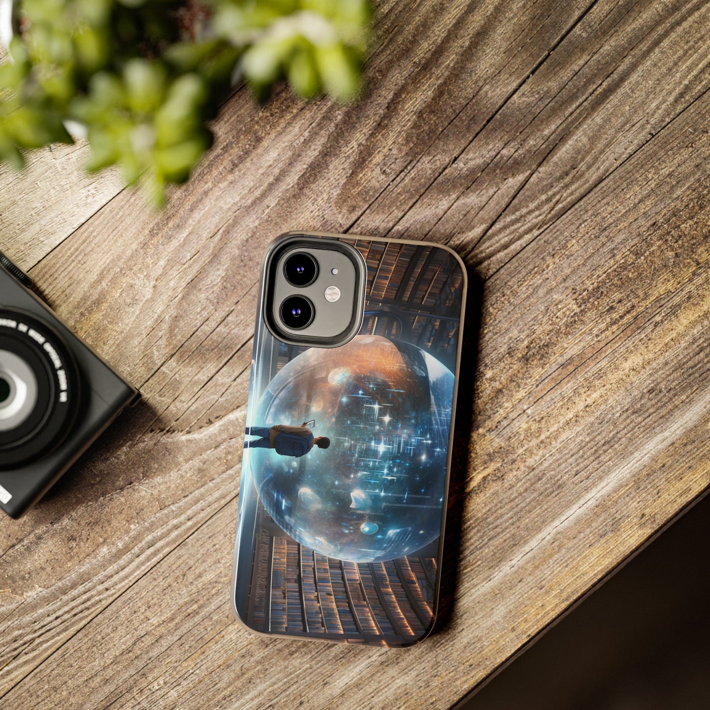 Introducing the "Library Luminary" Cell Phone Case – Where Knowledge Meets Mystery -Tough Phone Cases