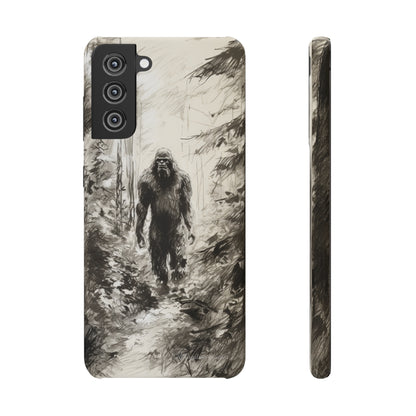 "Bigfoot in the Wilderness" Cell Phone Case – Encounter Bigfoot's Mystery -Snap Cases