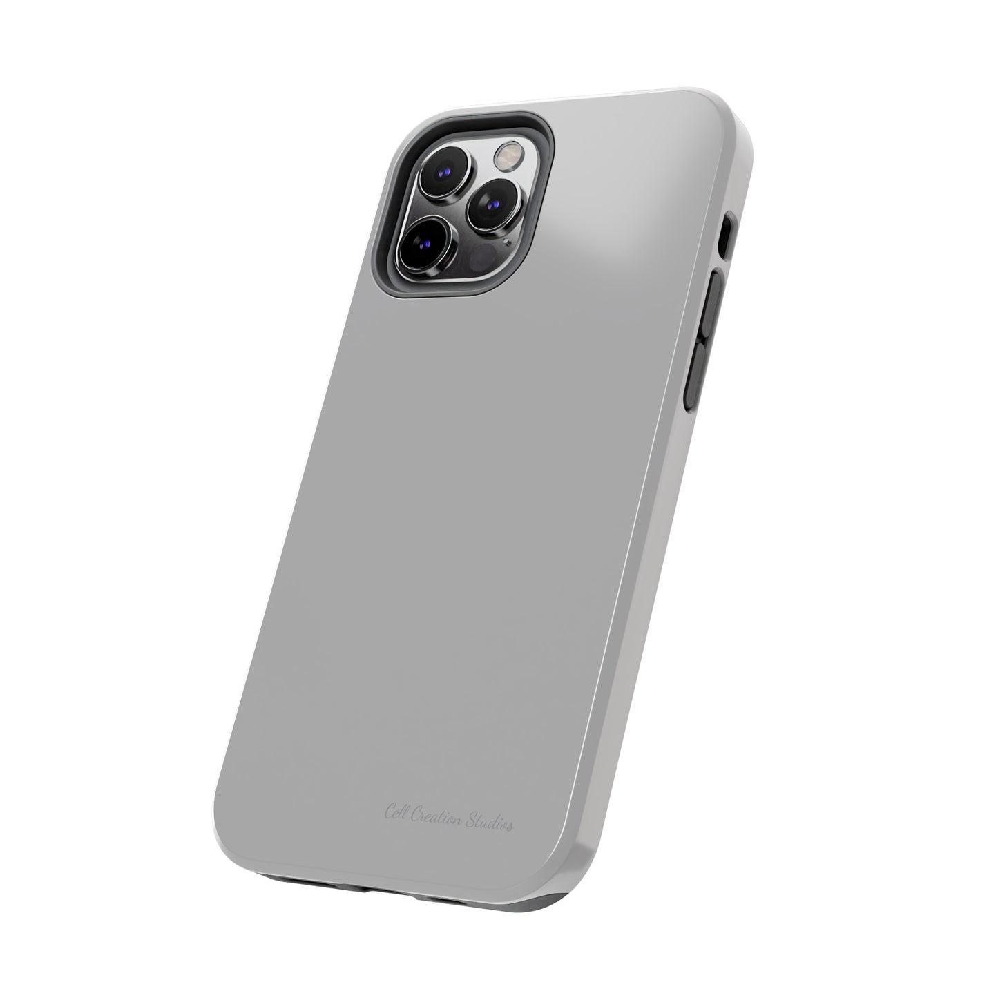 "Sleek Silver Essence" -Tough iPhone Cases