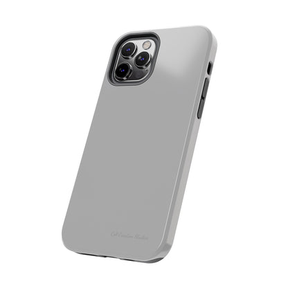"Sleek Silver Essence" -Tough iPhone Cases