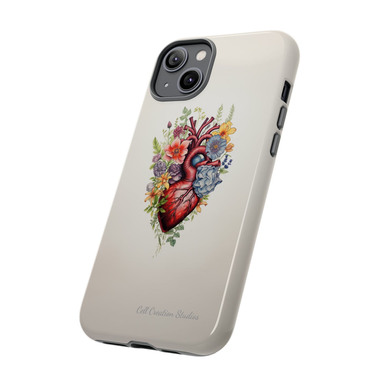 "Blooming Hearts" -Tough iPhone Cases