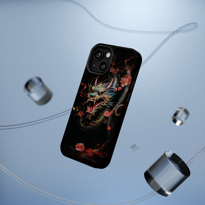 Introducing the "Mystical Japanese Dragon" Cell Phone Case – Unleash the Dragon's Power -MagSafe Tough Cases