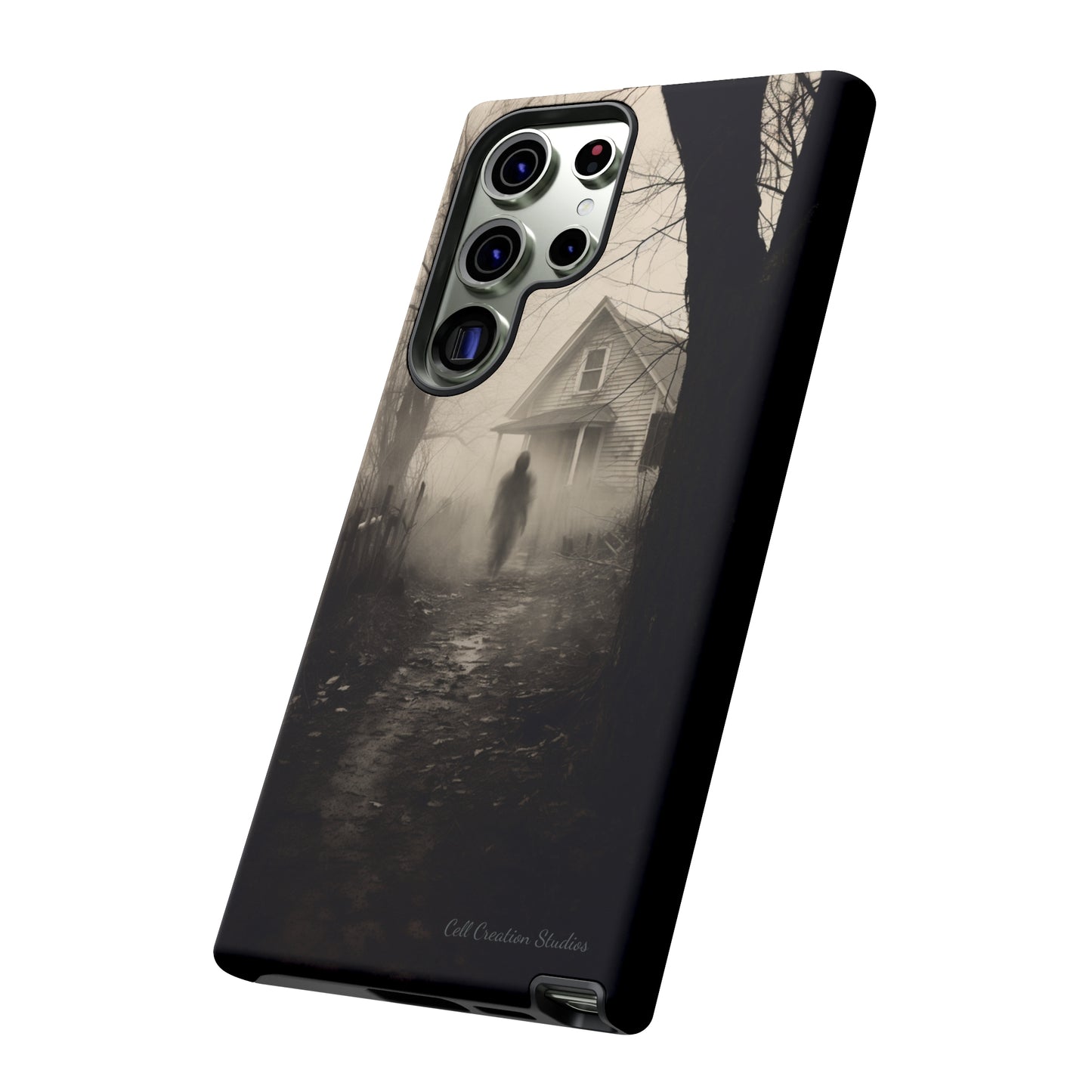 Introducing the "Ethereal Encounter" Cell Phone Case – Unveil the Mystery of the Ghostly Presence -Tough Cases