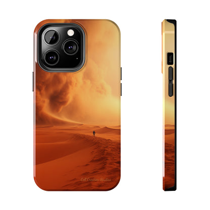 Introducing the "Desert Wanderer" Cell Phone Case – Embark on a Journey through Sand and Storm -Tough Phone Cases