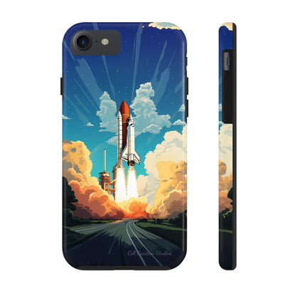 Introducing the "NASA Space Shuttle Launch" Cell Phone Case – Elevate Your Style to New Heights -Tough Phone Cases