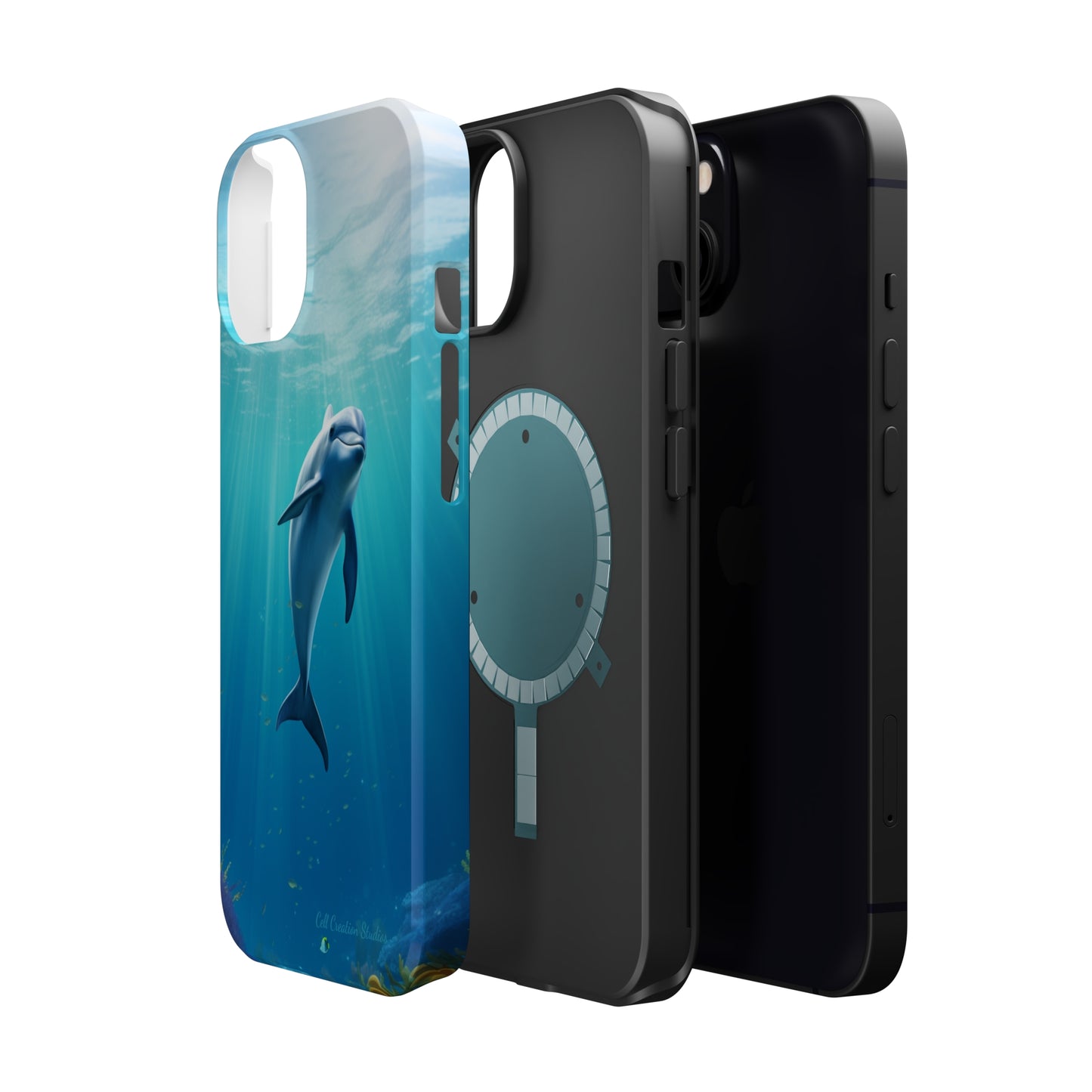 The "Dolphin Serenity" -MagSafe Tough iPhone Cases