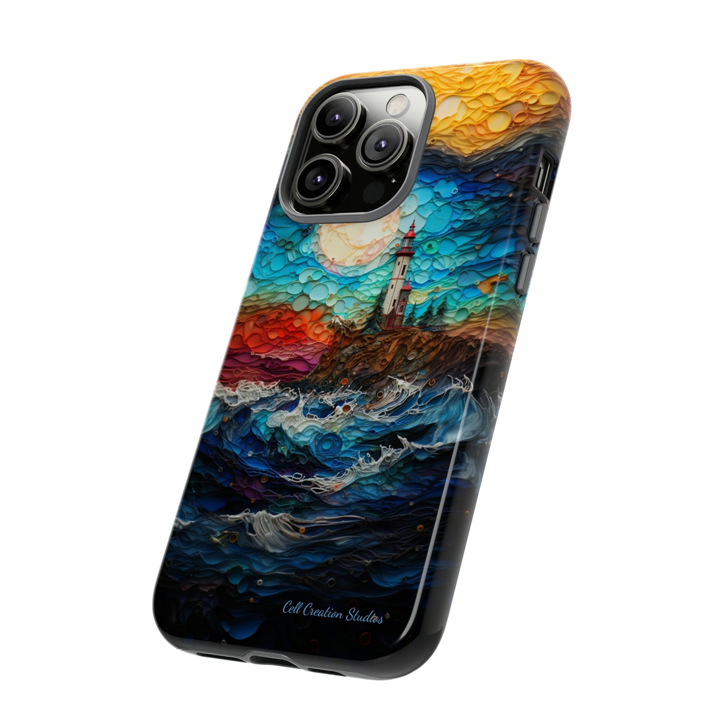 "Coastal Canvas Guardian" -Tough iPhone Cases