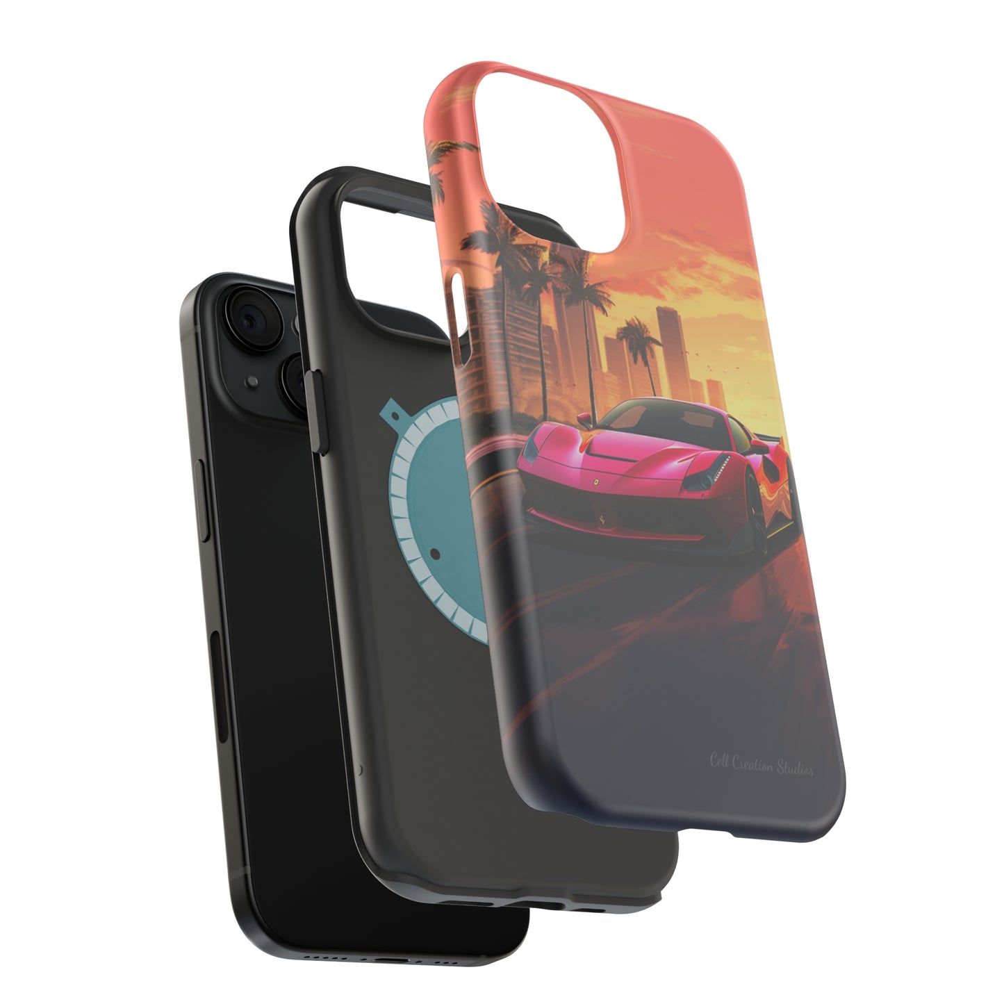 "Sunset Boulevard Ferrari Edition" -MagSafe Tough iPhone Cases