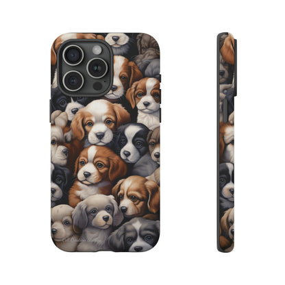 "Puppy Pile" Cuddles Phone Case -Tough Cases