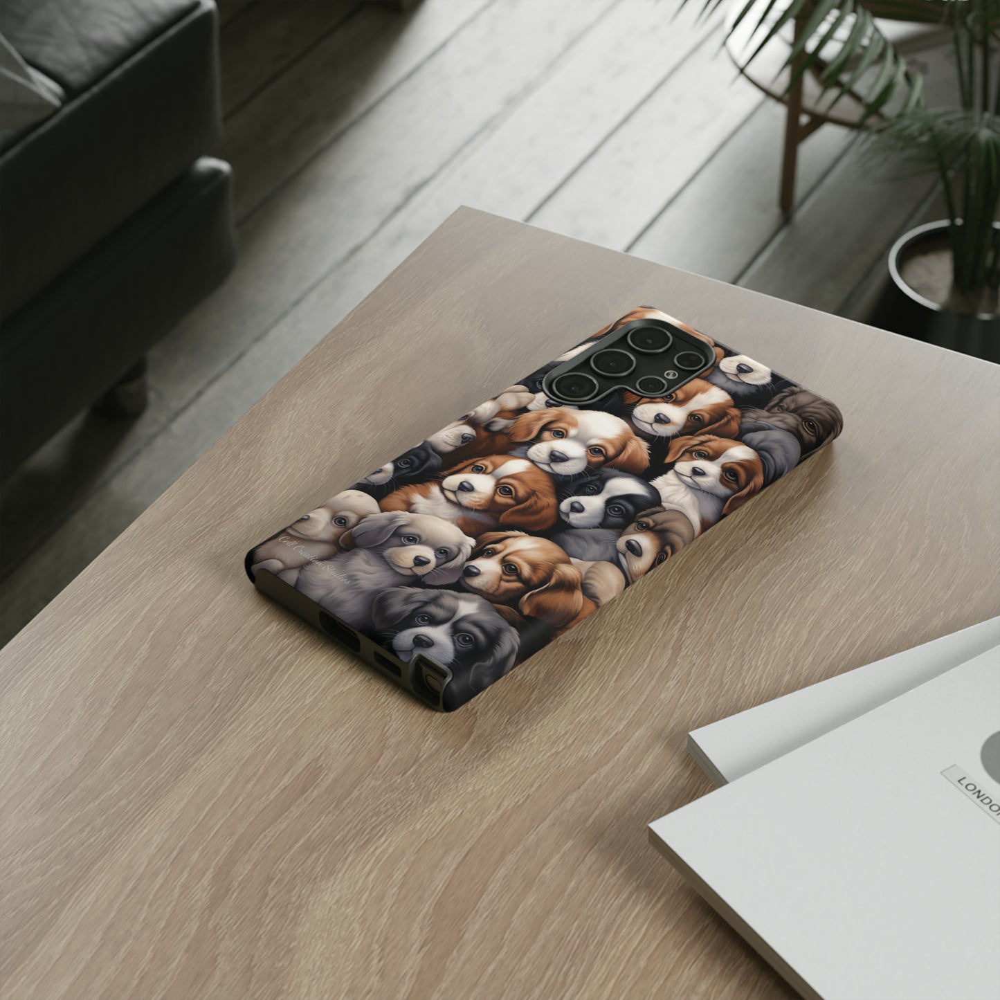 "Puppy Pile" Cuddles Phone Case -Tough Cases