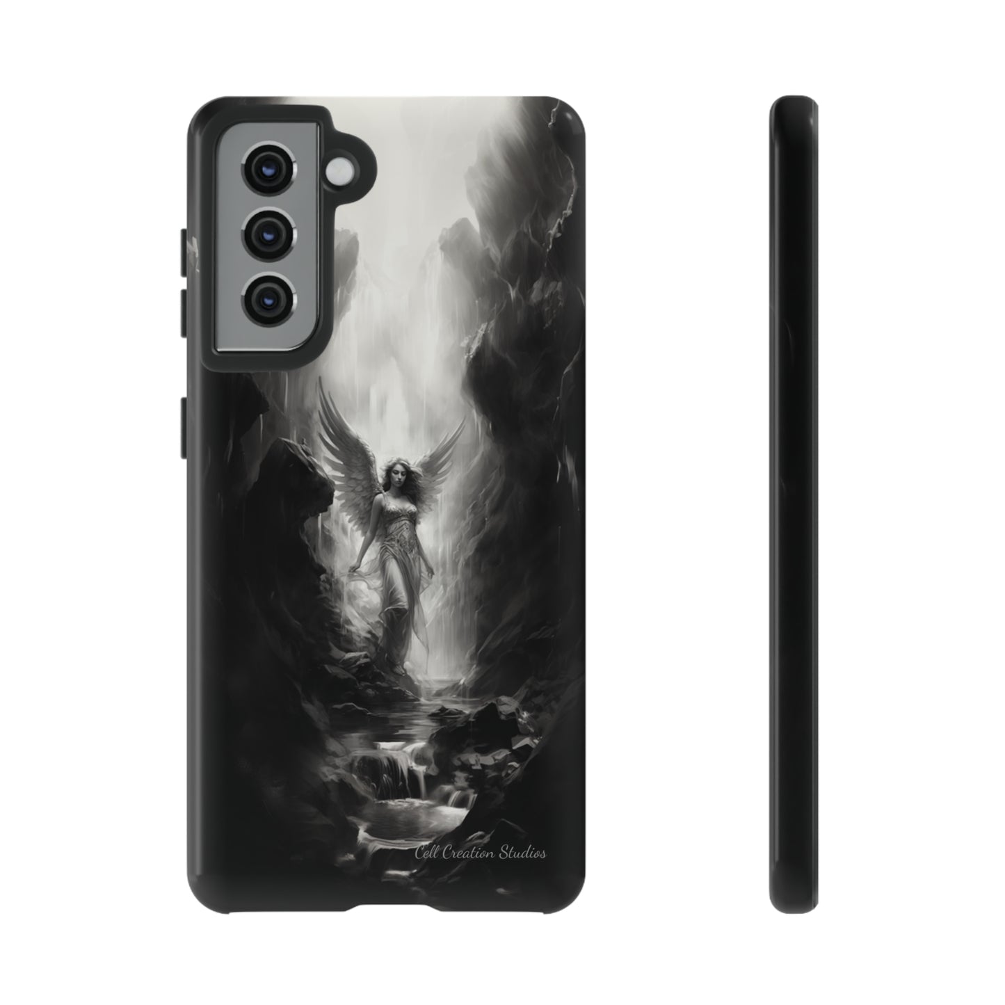 "Seraphic Streams" Angelic Ravine Phone Case -Tough Cases