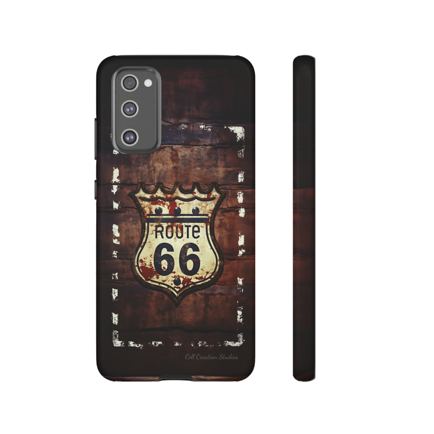 "Retro Route 66" Phone Case -Tough Cases