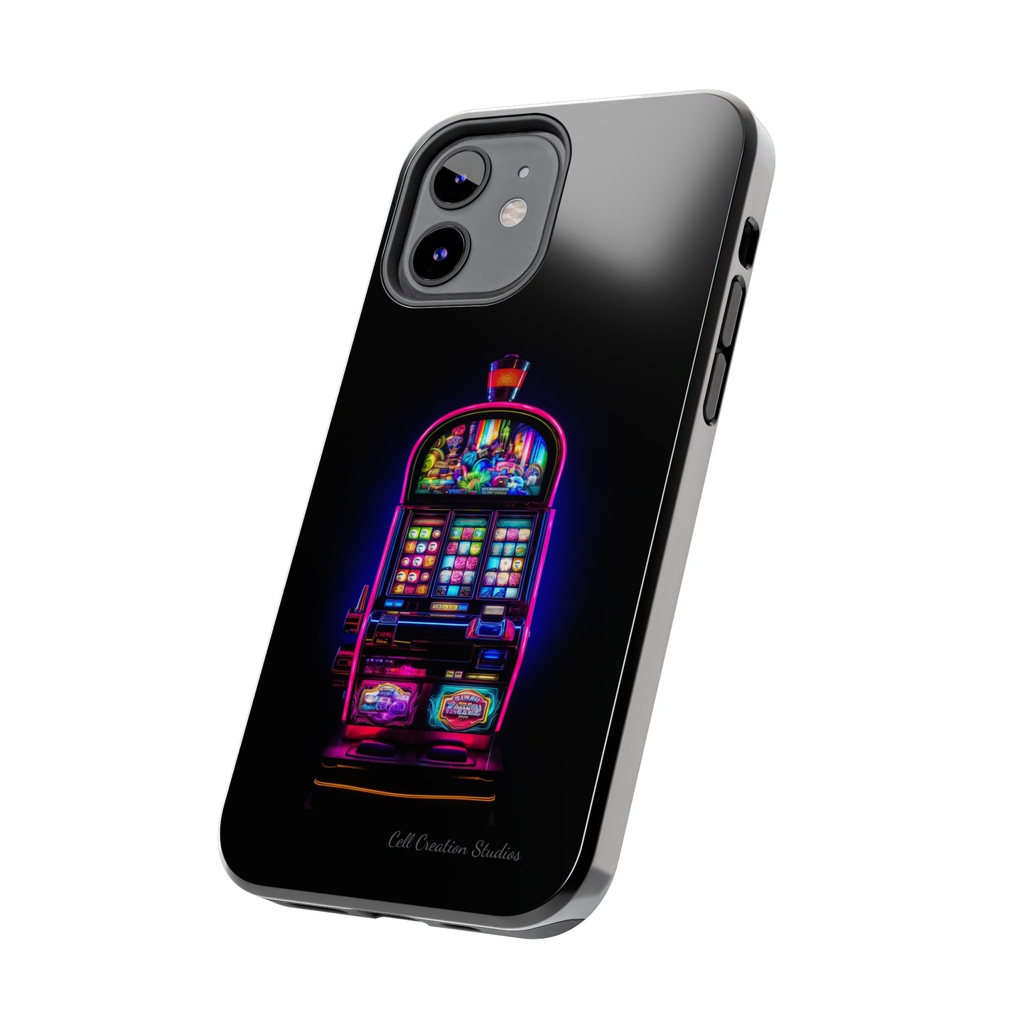 Introducing the "Vibrant Slot Frenzy" Cell Phone Case – Experience the Thrill of Colors and Luck -Tough Phone Cases