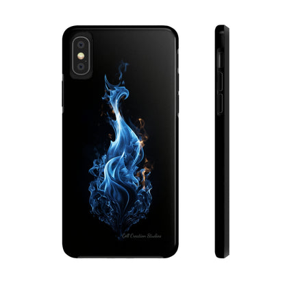 "Blue Flame" Phone Case: Ignite Your Style with Fiery Elegance -Tough Phone Cases