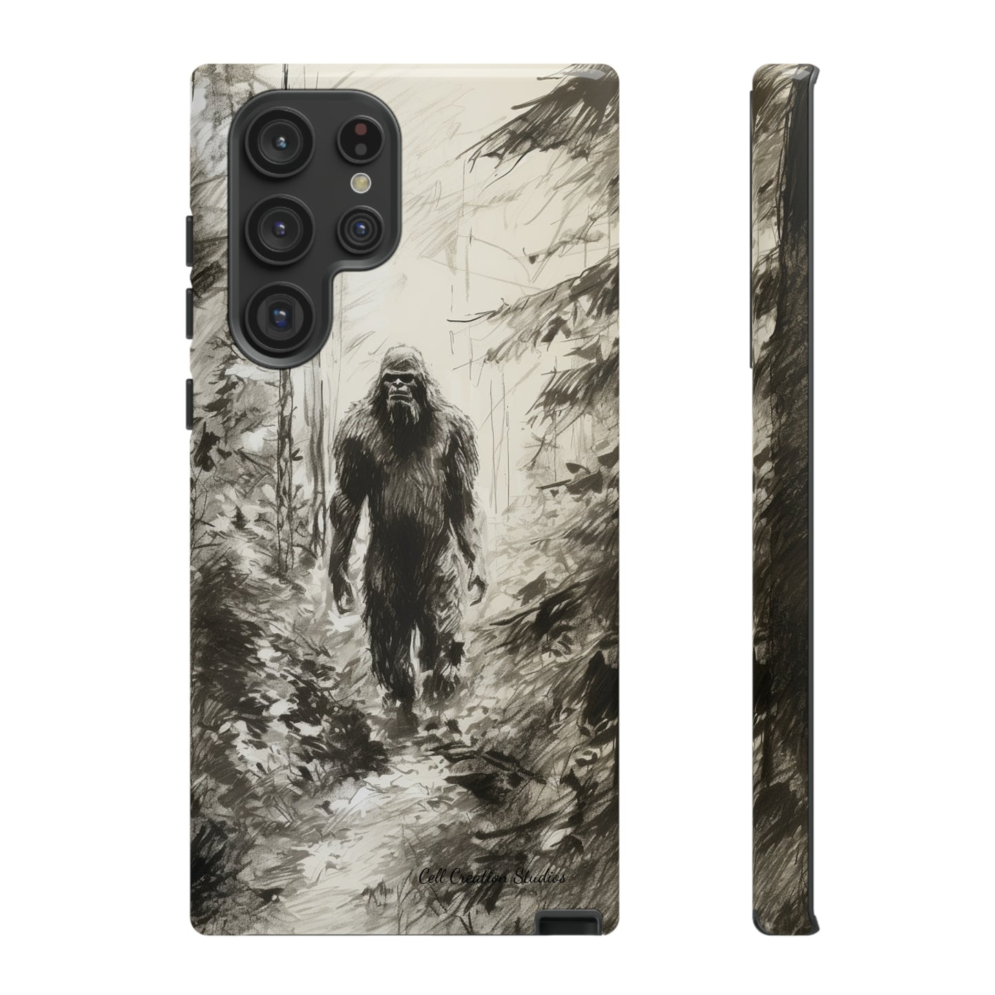 "Bigfoot in the Wilderness" Cell Phone Case – Encounter Bigfoot's Mystery -Tough Cases