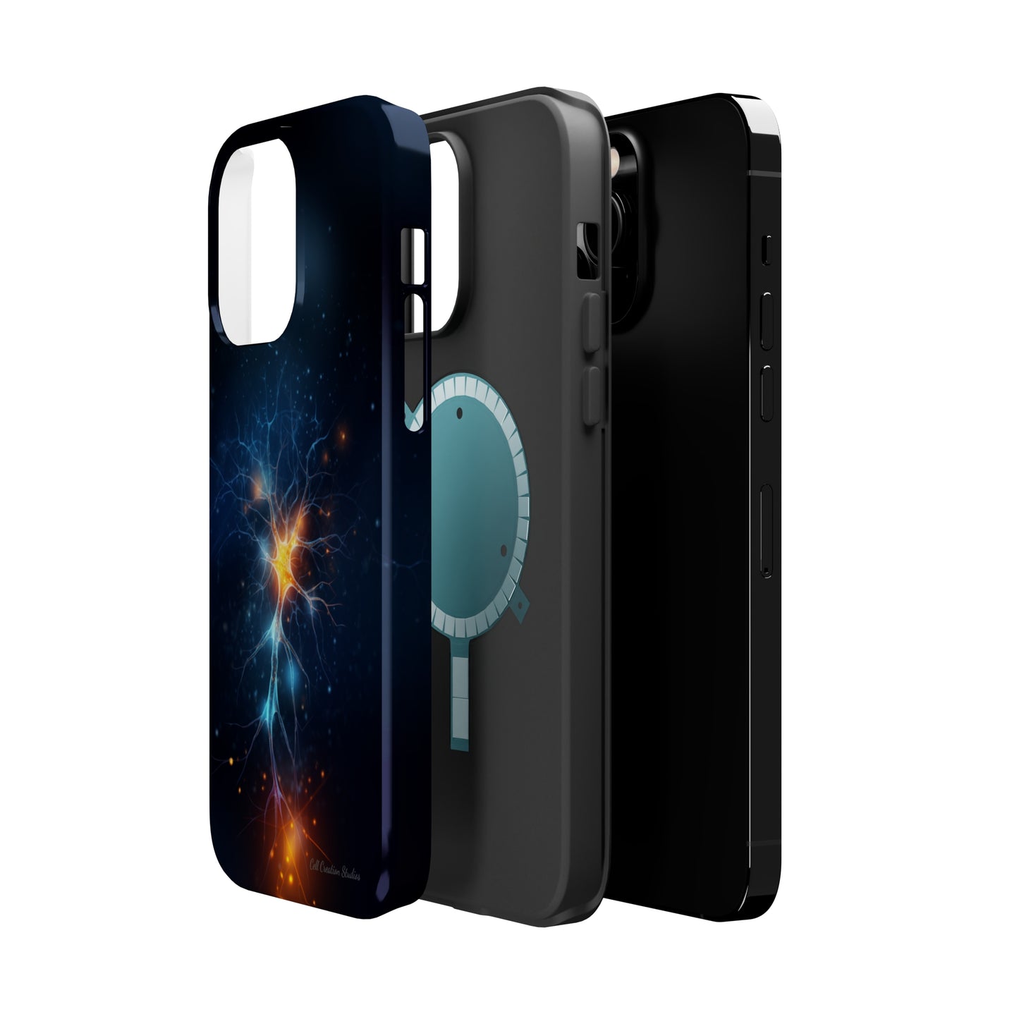 Introducing the "Luminous Neuron" Cell Phone Case – Illuminate Your Connection! -MagSafe Tough Cases