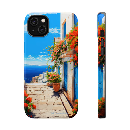 "Mediterranean Bliss Horizon" -MagSafe Tough iPhone Cases