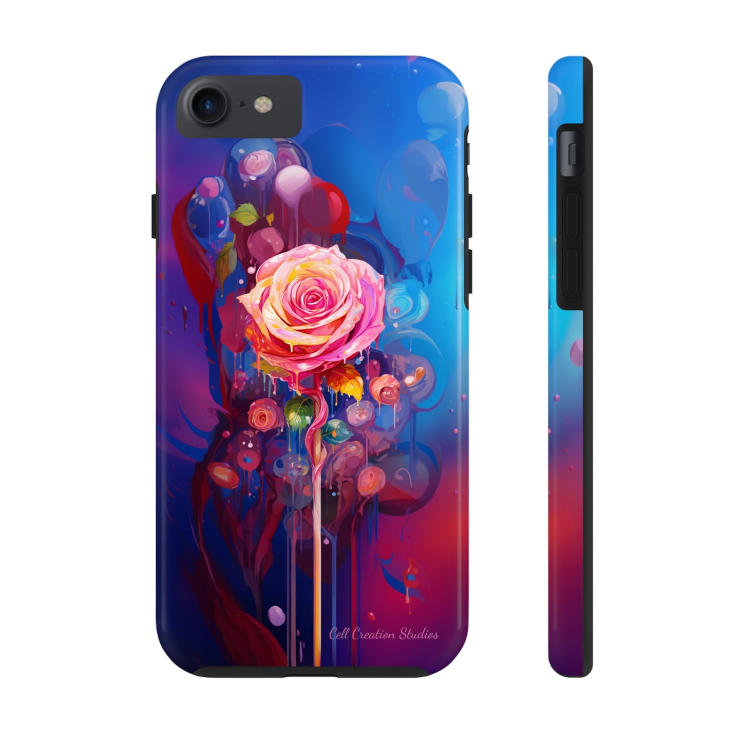 "Dreamy Rose Bloom Fantasy" -Tough iPhone Cases