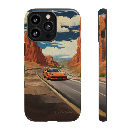 "Desert Racer Ferrari Edition" -Tough iPhone Cases