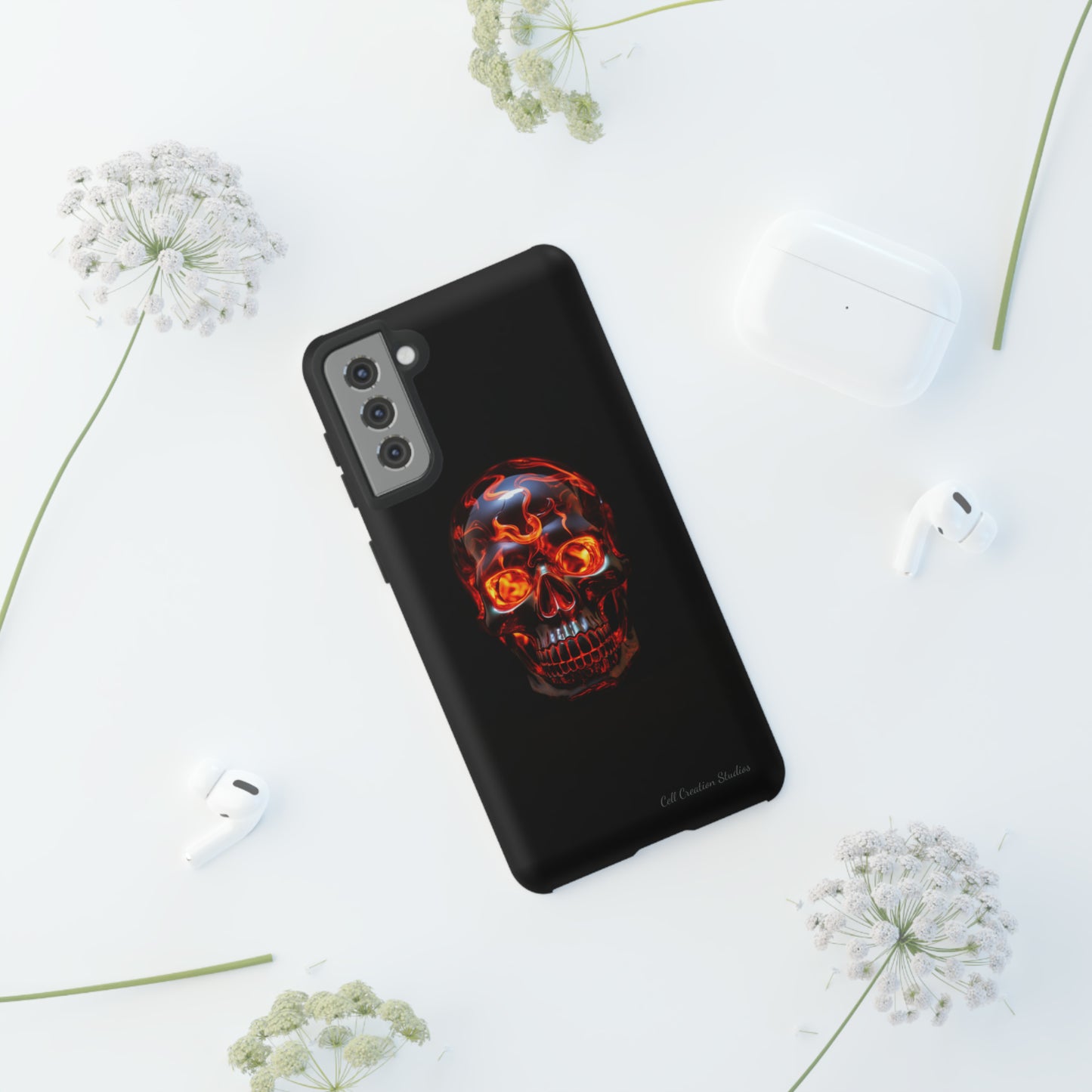 "Inferno Cranium" Phone Case -Tough Cases