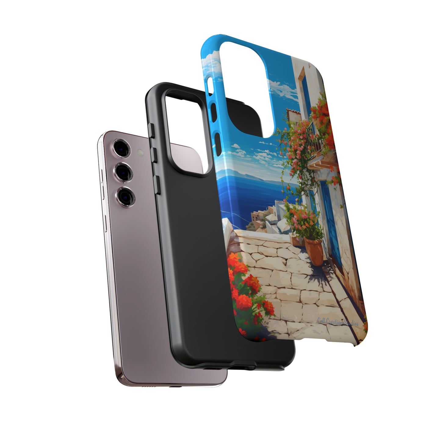 "Mediterranean Bliss Horizon" -Tough Samsung Phone Cases