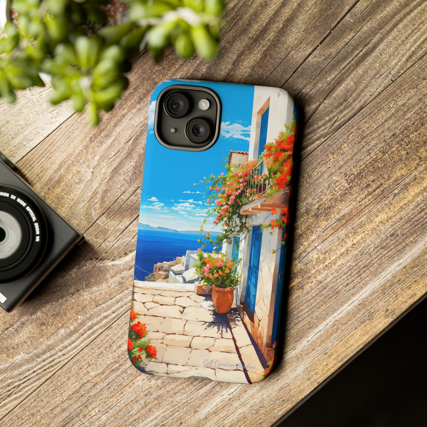 "Mediterranean Bliss Horizon" -Tough iPhone Cases