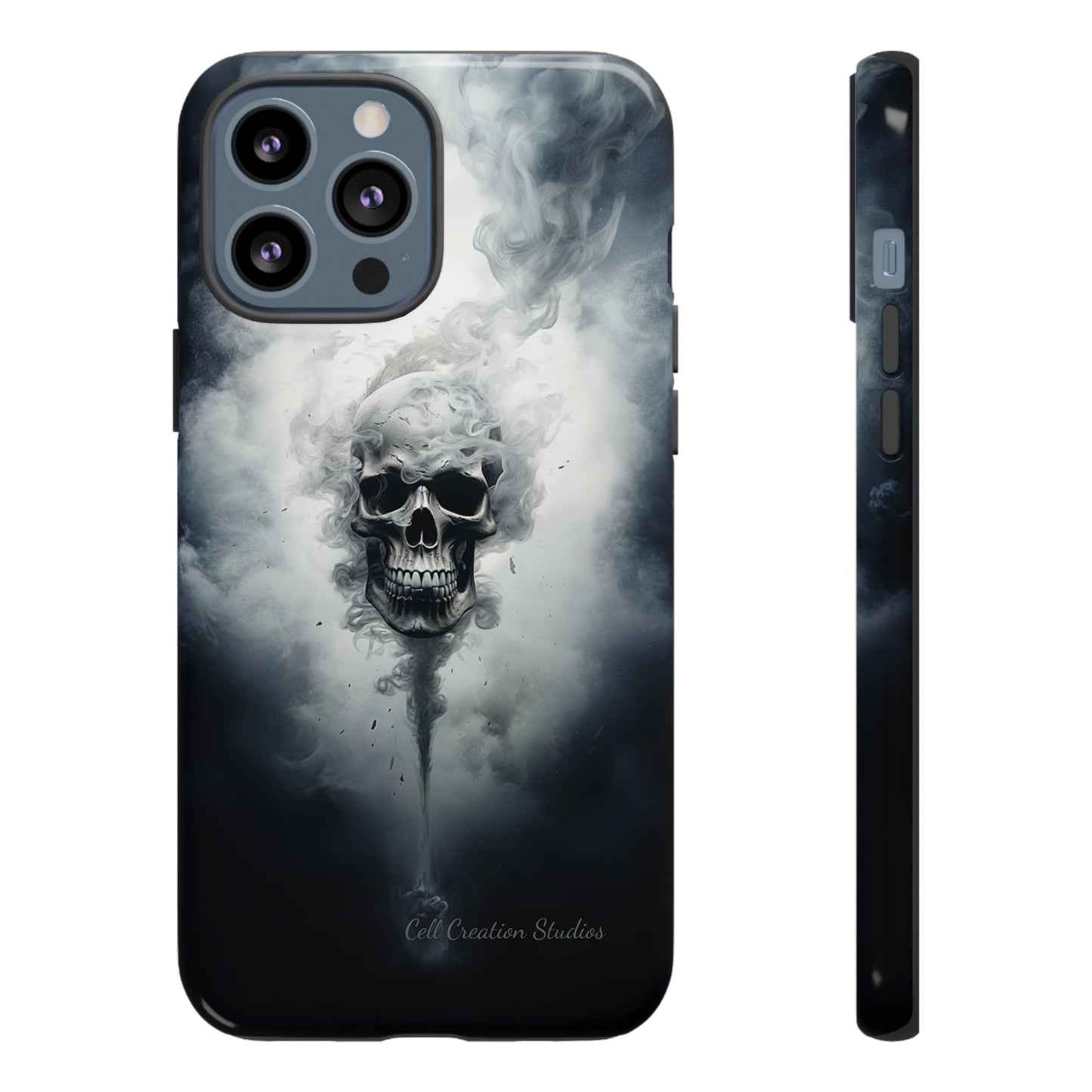 "Mystic Smoke Skull" -Tough iPhone Cases