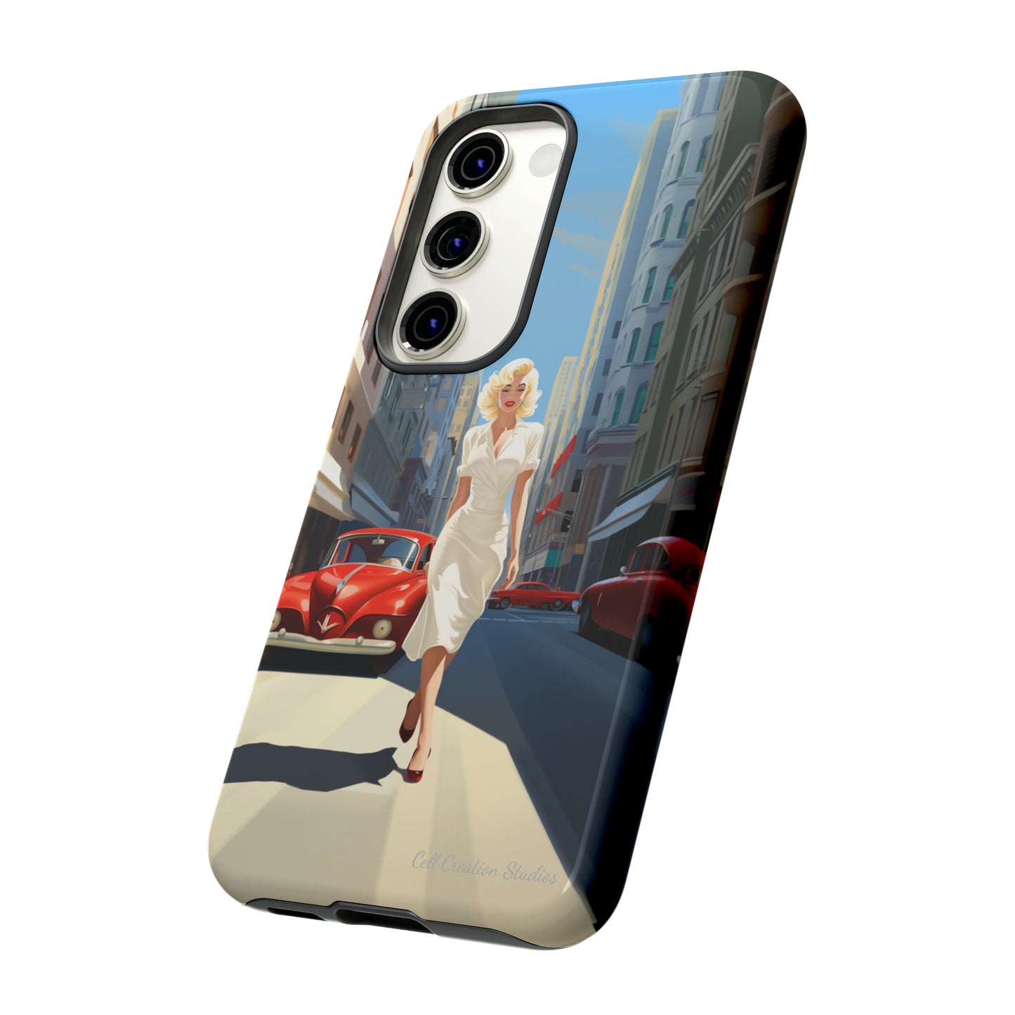 "City Stroll Glamour" Marilyn Monroe Phone Case -Tough Cases