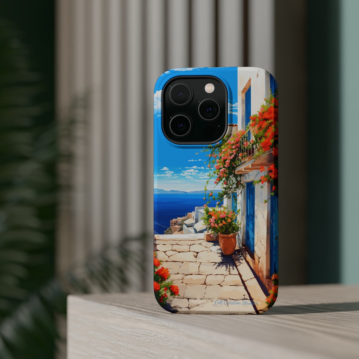 "Mediterranean Bliss Horizon" -MagSafe Tough iPhone Cases