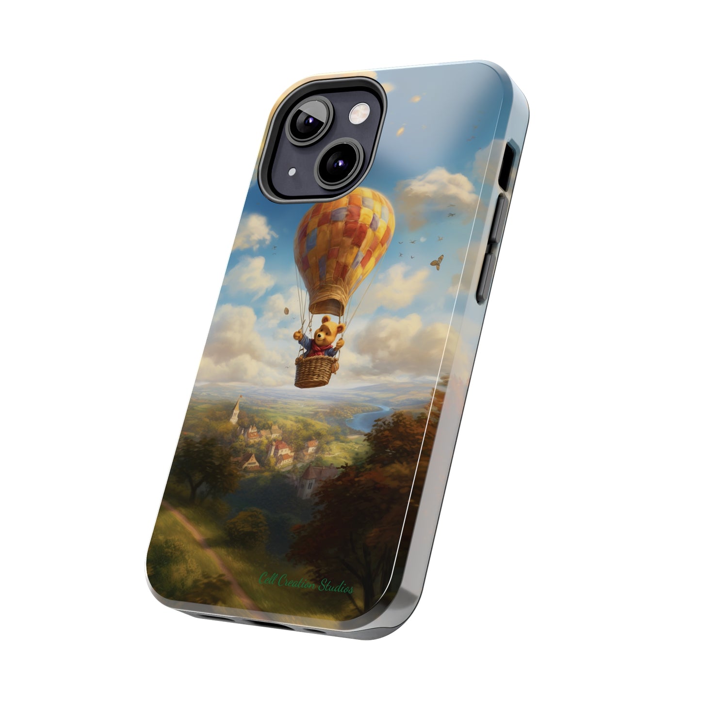 Introducing the "Winnie-The-Pooh's Balloon Adventure" Cell Phone Case – Soar to New Heights in Style -Tough Phone Cases