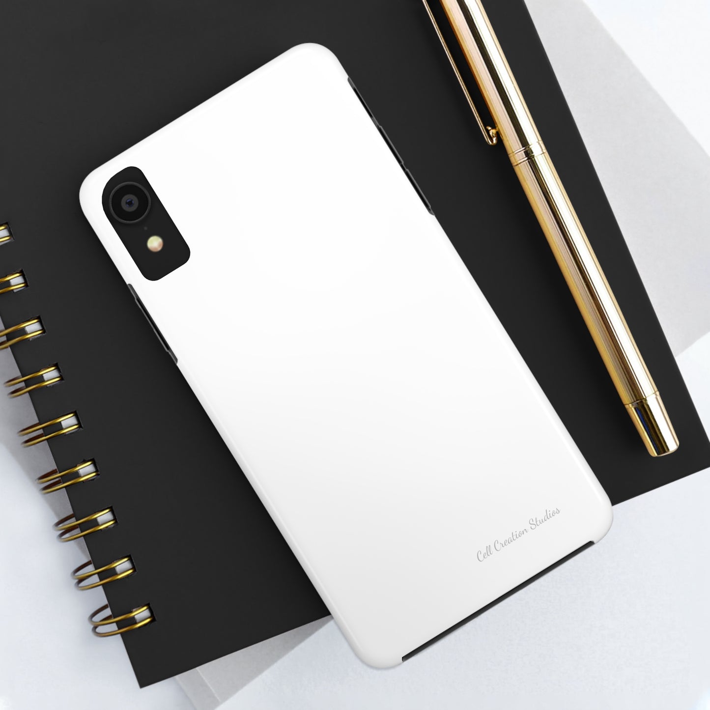 "Pure Elegance White" -Tough iPhone Cases