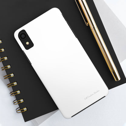 "Pure Elegance White" -Tough iPhone Cases